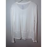Beach Riot  Kennedy Long Sleeve White Top Sz L NWT $78 Photo 4