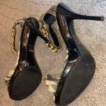 Shoe Republic LA Camo gold chain heels Photo 3