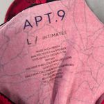 Apt. 9  Pink Floral Chemise Black Lace Nightgown Sleepwear Soft Comfy Casual Photo 1