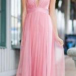 Cousin Couture Tulle Occasion Rose Dress Photo 0