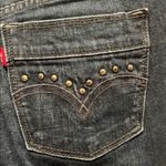 Levi's Levi’s Women’s 515 Jeans Bootcut Size 10 Short Darker Wash Studded Pockets Photo 7