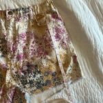 Pilcro Anthropologie  Floral Scrunchy Shorts Denim Boho Medium Photo 11