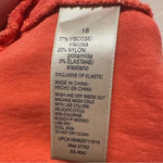 Rafaella Orange & White Polka Dot Pull on Pant‎ Size 18 Photo 2