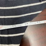 Jones New York Cold Shoulder Navy and White Stripe Blouse Size X-Large Photo 8