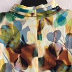 Eloquii 🆕 Satin Yellow and Green Sheath Dress with Bishop Sleeves 16🆕 Photo 7