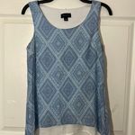 AB Studio Blue patterned Tank Photo 0