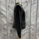 Dalia Charcoal Gray Muted Gold Speckled Buttoned Blazer Jacket Size 8 Photo 2