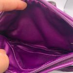Coach Patent Leather Purple Heart Wristlet Photo 5
