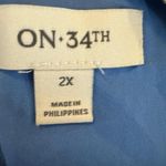 On 34th Women's Blue and pink floral sequin long tank short mini dress Size 2X Photo 5