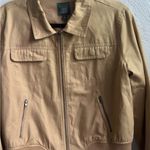 Wild Fable Tan Bomber Jacket with Textured Fabric and Cropped Style medium Photo 6