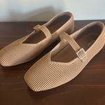 VIVAIA Square Toe Mary Jane flats Brown Size 8 Photo 0