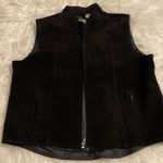 DCC Leather Vest soft leather size M long 24” bust 36” excellent condition Size M Photo 5