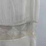 Free People  Summer Feeling White Embroidered Ivory Cream Dress Size Large NWT Photo 8