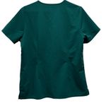 FIGS  Scrub Top Hunter Green V Neck Short Sleeve Women's Size Medium Photo 5