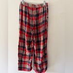 Aerie Red Plaid Flannel Lounge Pajama Pants Photo 6