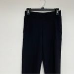 Theory  Black Pull On Jogger Style Dress Pants Womens S Stretch Waist Casual Photo 1