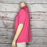 Ashley Stewart NWT 18/20 Pink Short Sleeve Back to Basics Rayon Knit Top Shirt Photo 1