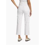 7 For All Mankind Logan High-Rise Cargo straight-leg Jeans In Bright White Photo 4