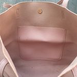Pink Faux Leather Tote Photo 1