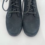 Munro Buckley Boots Size 7.5 Black Nubuck Leather Lace Up Zipper Buckle NWOT Photo 4