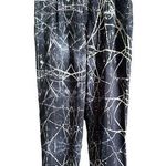 Haute Hippie BNWT | Black and White Printed Silk Cuffed Trousers | Size 4 Photo 0