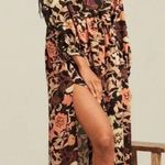 Roller Rabbit Rowen Maxi Dress Taos Floral Printed Oversized Dress Cover Up Photo 0