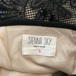 Sienna Sky  Black Sequin Elegant Mini Pencil Skirt Photo 3