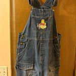 Disney Vintage Winnie the Pooh Overalls Shortalls Photo 0