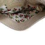 Cut N Paste Free People Small Beige Leather Purse‎ Bag With Fringe Crossbody Photo 4