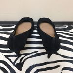Talbots Black Suede Peep Toe Pump Photo 2