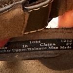 Clarks Brown Leather Mules with Comfort Footbed size 10M adjustable Velcro strap Photo 9