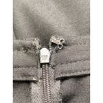 Talbots Ponte Knit Black Dress Pockets Sz 8 Split Neck Sheath Girl Boss Luxury Photo 8