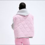 H&M Quilted Gilet Pink Vest Size XS Photo 5