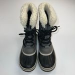 Sorel  Carnival Waterproof Insulated Boot Quarry/Black Shearling Lined Size 7.5 Photo 1