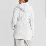Target Women's Star Print Cozy Robe with belt Gray  XS/S  Photo 10