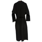 Eileen Fisher  Women’s Size S Black Fleece Cozy Long Oversized Robe Photo 2