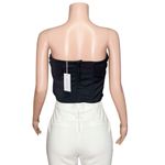 Lovers + Friends Adler Strapless Corset Top, Black, Large Photo 6