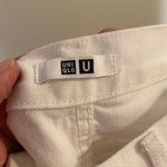 Uniqlo Womens White Cropped Denim Jeans 28x21 Pants Waist 28” Capri Inseam 21” Photo 7