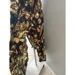 Free People  Garden Party Sundress Size Large Black Tassel Boho Lounge Photo 3