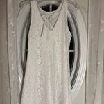 Francesca's Francesca’s White Short Lace Dress Photo 2
