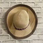Disney Women’s  Parks Animal Kingdom straw hat with leopard ribbon mickey face Photo 3