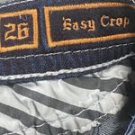 Rock Revival Easy Crop Jeans Women's Size 26 30x26 Boris Embroidered Distressed Photo 6