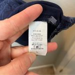 Finn and Clover  Navy Blue Washed Boho Drop Waist Dress w/Lace Panel Size L Photo 5