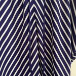 Mossimo Supply Co  Sheer Striped Tunic Blouse Coverup Navy Blue ~ Size S Photo 3