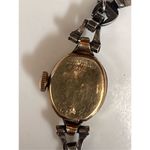 Bulova Antique Working Vintage  10K Gold Filled Art Deco Watch with Diamonds Photo 9