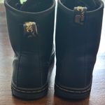 Dr. Martens Shoreditch Black Canvas Ankle Boots Combat Moto Women's US 6 EU 37 Photo 3