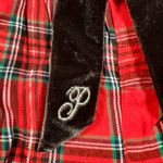 PINK - Victoria's Secret 🎄PINK VICTORIA’S SECRET Flannel Pajama Shorts Bright Red Forest Green Plaid M Photo 4