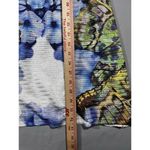 One World  Butterfly Floral V-Neck Beach Outdoor Cover Up Sz Medium Hippie Photo 2