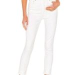 AGOLDE Filter Free Denim Size 27 High Rise Skinny Cropped White Photo 0
