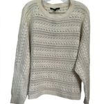 Cyrus Open Knit Cream Chunky Sweater Size Large New With Tags Photo 0